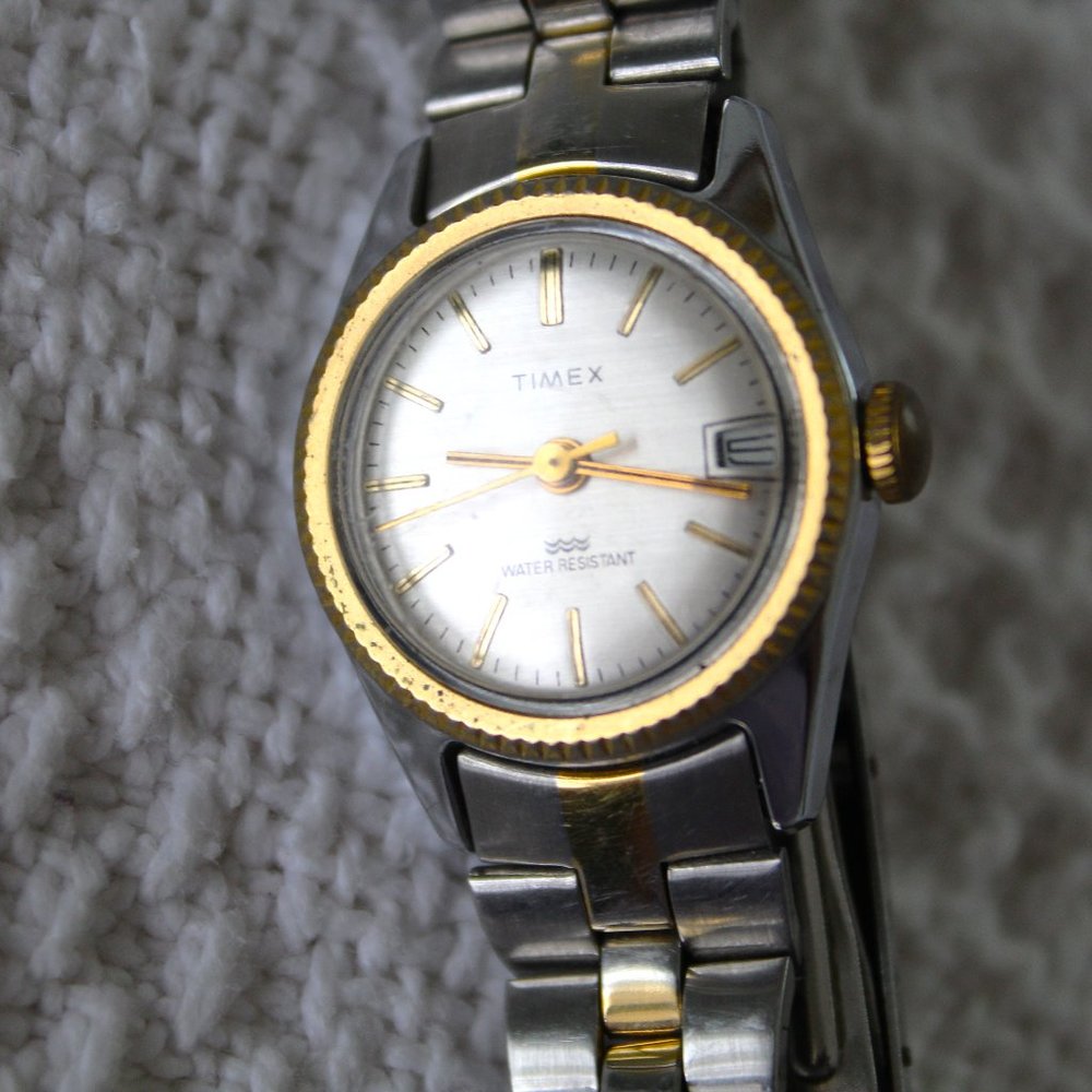 Timex Indigo Water Resident Magnified Date Wristwatch